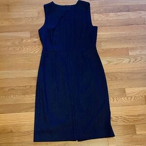 Banana Republic Elegant Navy Blue Sleeveless Dress